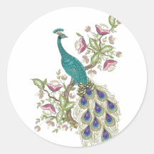 Elegante Pavock WEDDING ENVELOPE STICKERS