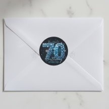 Elegantes Diamantes Azul Teal Glamurosos 70º Anive