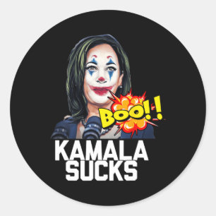 Adesivo Redondo Eleição Presidencial De Kamala Harris 2024 Trump H