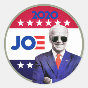 Adesivo Redondo Eleição Presidencial Joe Biden 20