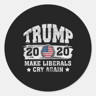 Adesivo Redondo Eleição Trump 2020 Presidente Republicano Político