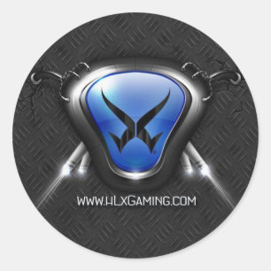 Adesivo Redondo EleLix Gaming Sticker
