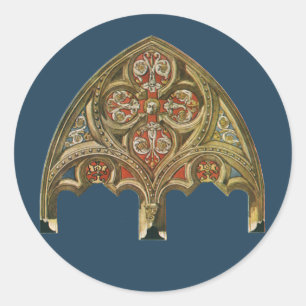 Adesivo Redondo Elemento arquitetônico venenoso, Arcos decorativos