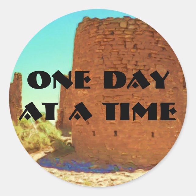 Adesivo Redondo Elemento da Terra ODAT (Frente)