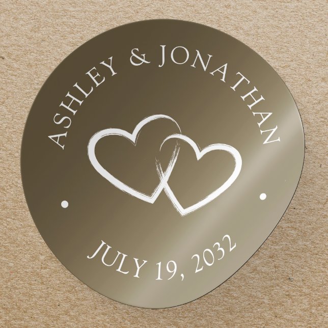 Adesivo Redondo Elementos Simples Modernos Elegantes (Criador carregado)