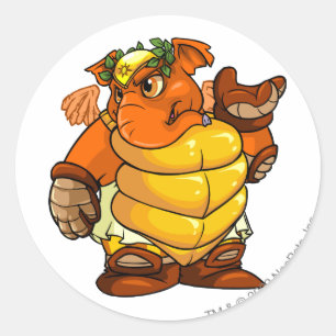 Adesivo Redondo Elephante Altador