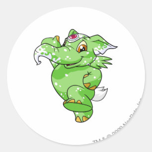 Adesivo Redondo Elephante Speckled