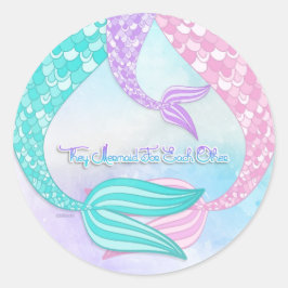 Adesivo Redondo Eles Sereiam Um Para O Outro Vinheta