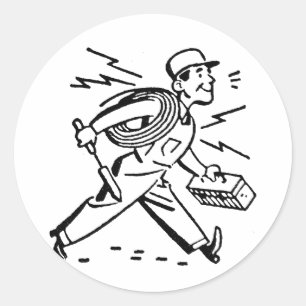 Adesivo Redondo Elétrico