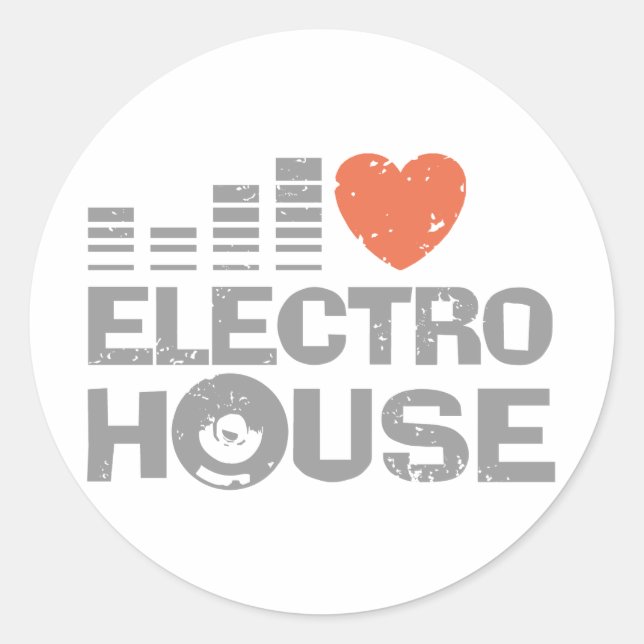 Adesivo Redondo Eletro House (Frente)