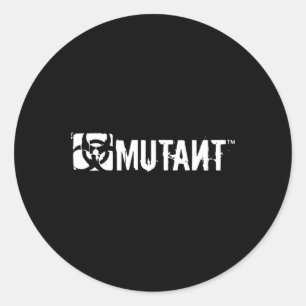 Adesivo Redondo Elevação de ginástica do esporte Workout Bodybuild