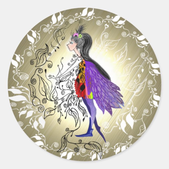 Adesivo Redondo Elf (Frente)