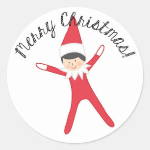 Adesivo Redondo Elf no Sticker