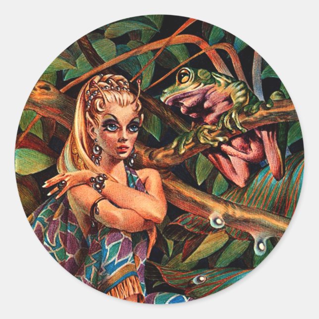 Adesivo Redondo Elf Princess Sticker (Frente)