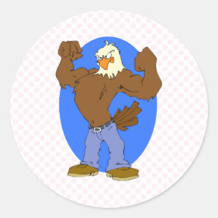 Adesivo Redondo Eliav Eagle