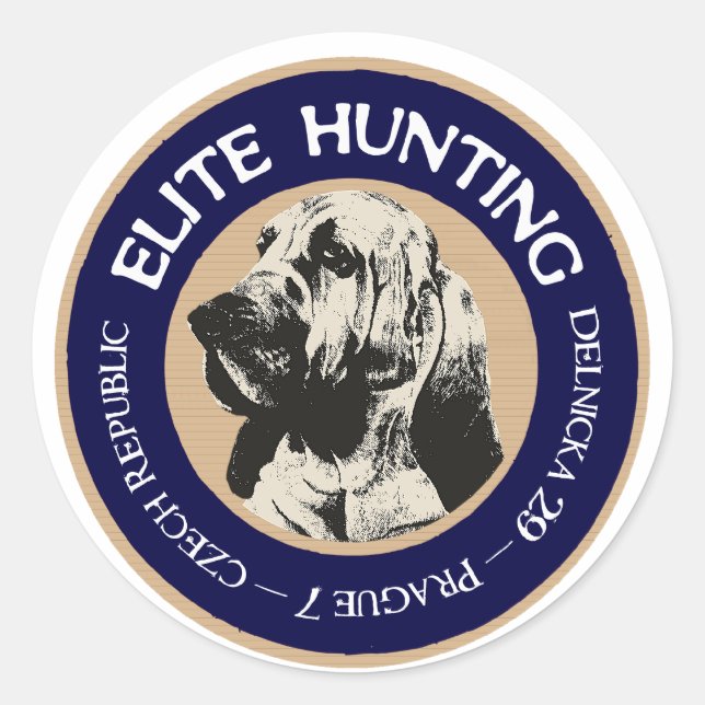 Adesivo Redondo Elite Hunting Hostel (Frente)