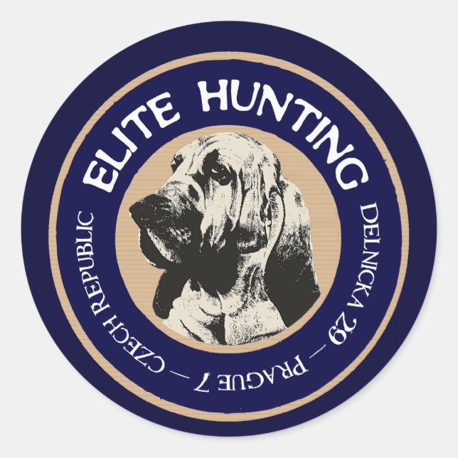 Adesivo Redondo Elite Hunting Hostel (Frente)