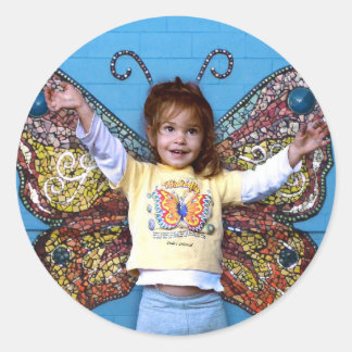 Adesivo Redondo Eliza Sticker KP