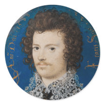 Elizabethan Portrait Miniatura Nicholas Hilliard