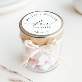 Adesivo Redondo Ellesmere Sua Favorita