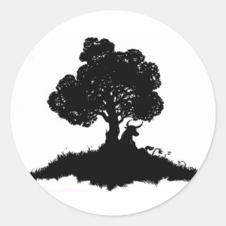 Adesivo Redondo Elliott Smith Tattoo