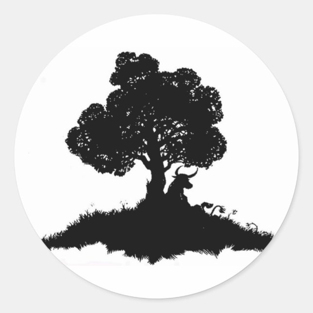 Adesivo Redondo Elliott Smith Tattoo (Frente)