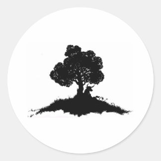 Adesivo Redondo Elliott Smith Tattoo