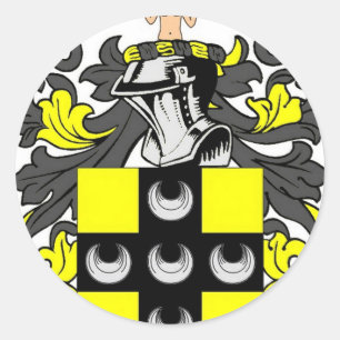 Adesivo Redondo Ellis Casaco of Arms