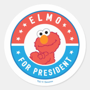 Adesivo Redondo Elmo para Presidente Crachá