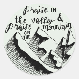 Adesivo Redondo Elogio