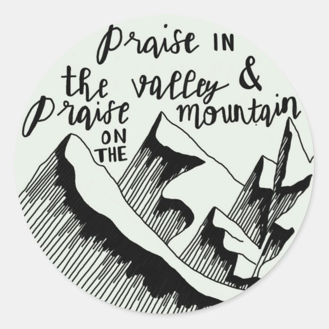 Adesivo Redondo Elogio (Frente)