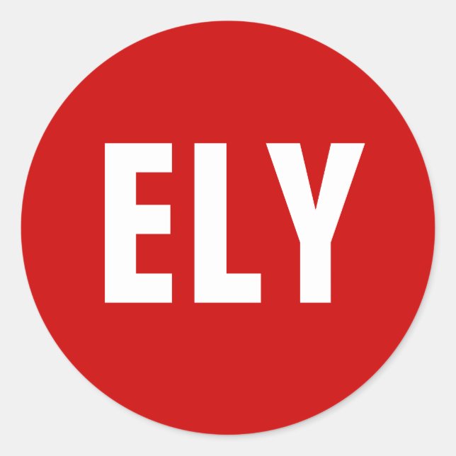 Adesivo Redondo ELY Sticker 1 (Frente)