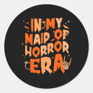 Adesivo Redondo Em Mão De Horror Era Skelorette De Mão W