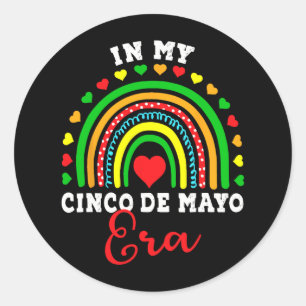Adesivo Redondo Em Meu Cinco De Mayo Era Nacho Festa Média Fiesta