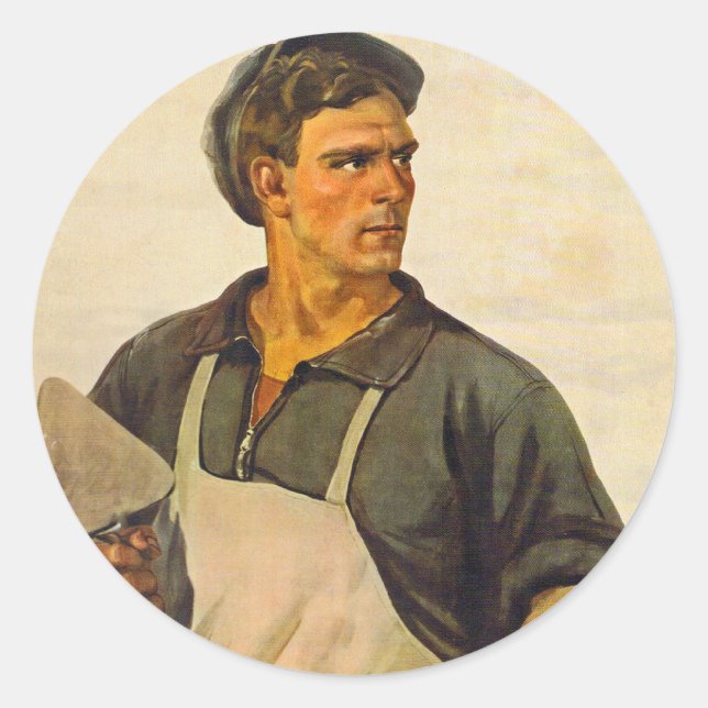 Adesivo Redondo Em nome da paz (Frente)