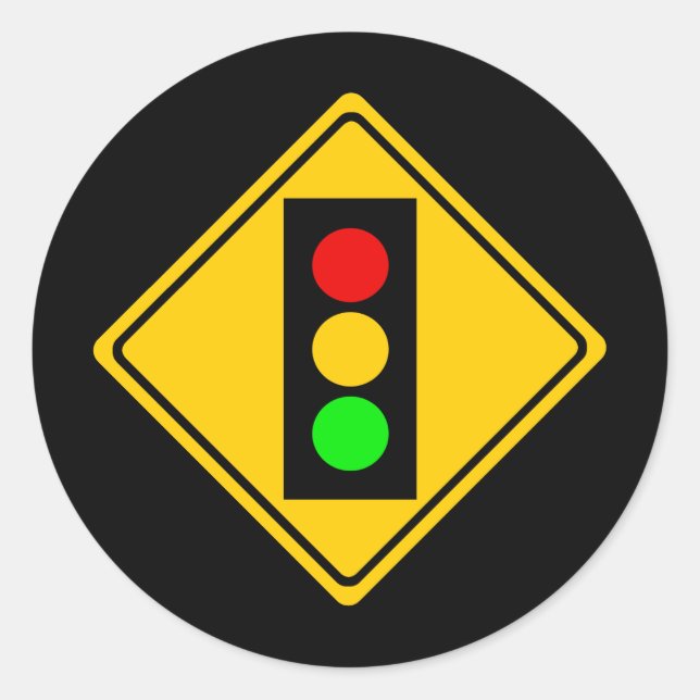 Adesivo Redondo Em Primeiro Plano (Frente)