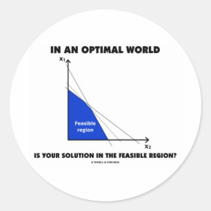 Adesivo Redondo Em um mundo óptimo é sua solução praticável?