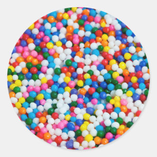 Adesivo Redondo Em volta de 2 polvilha