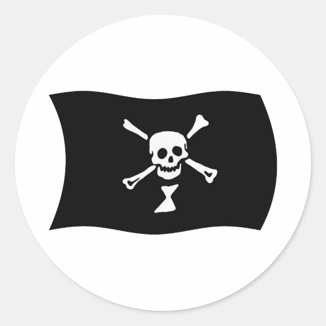 Adesivo Redondo Emanuel Wynne Flag Sticker (Frente)