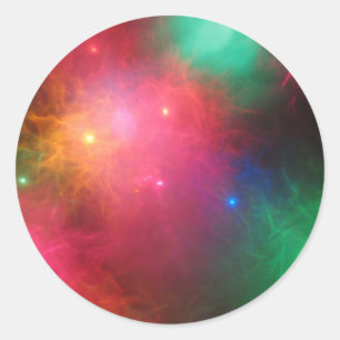 Adesivo Redondo Embaçamento do Natal