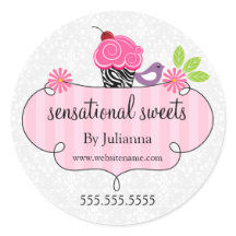 Embalagem para panificação de Cupcake Whimsical