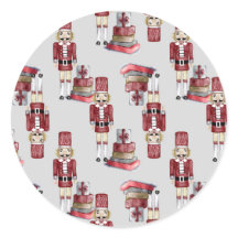 Embalagens de Noz Vermelho Natal Aquarela