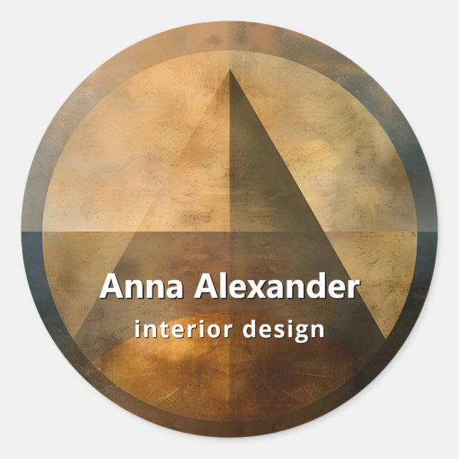 Adesivo Redondo Ember Canopy | Design Minimalista (Frente)