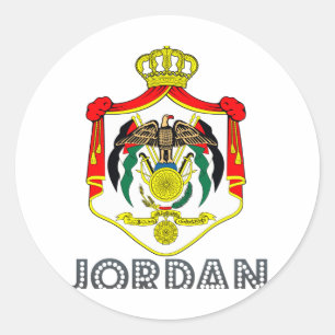 Adesivo Redondo Emblem jordano