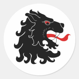 Adesivo Redondo Emblema da População do Reino de An Tir