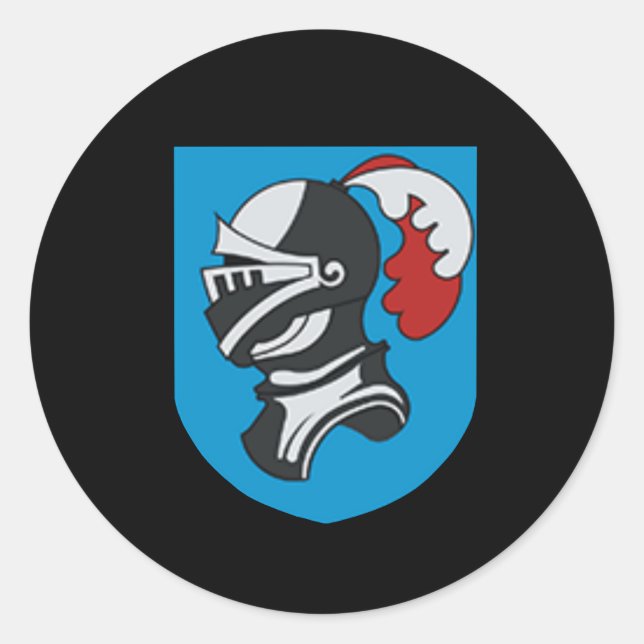 Adesivo Redondo emblema da unidade JG4 da força aérea WW2 alemã (Frente)