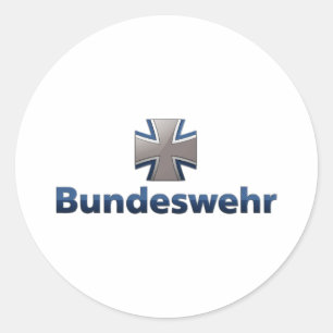 Adesivo Redondo Emblema de Bundeswehr