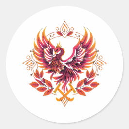 Adesivo Redondo Emblema de Phoenix SONO