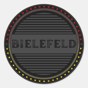 Adesivo Redondo Emblema do Orgulho da Cidade de Bielefeld – Identi