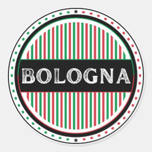 Adesivo Redondo Emblema do Orgulho da Cidade de Bolonha – Identida